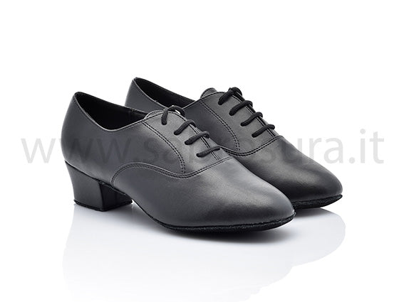 DB4043 pelle vegana nera tacco 3,5 cm