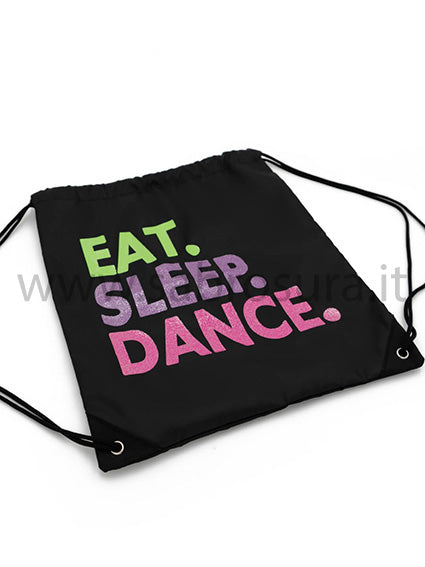 Capezio B292 Zaino Mangia Dormi Balla con cordino nero