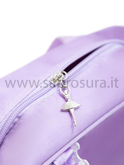 Capezio B324 Borsa Eloise Ruffle avena e lavanda