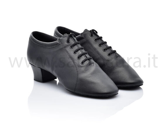 DU9213 pelle nera tacco 4 cm