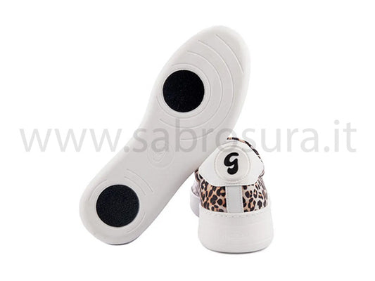 Groovies Bali leopard suola bianca