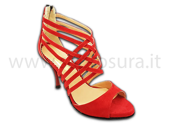 HL1610 camoscio rosso tacco 9