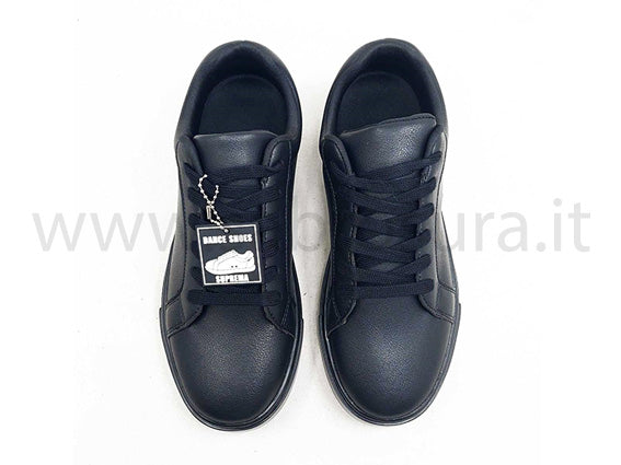 Suprema black low top