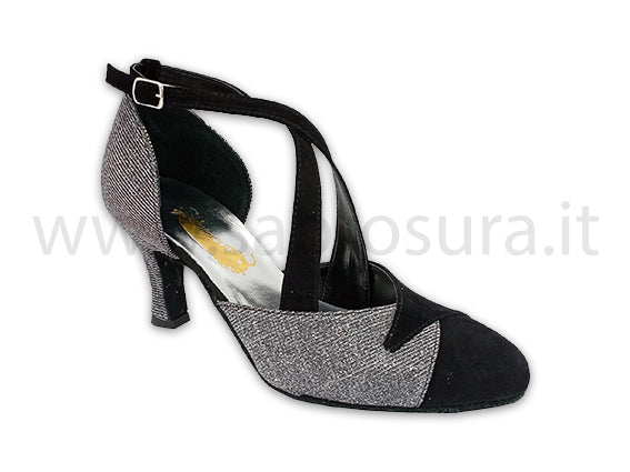 TDL4955 camoscio e galassia nero tacco 7 cm