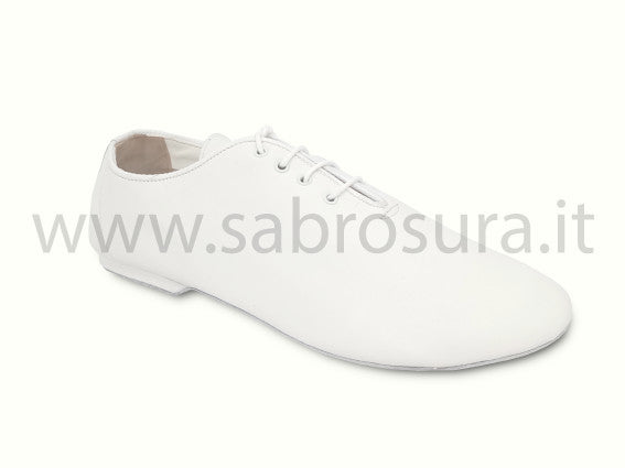 Jazz nappa bianca tacco 1 cm
