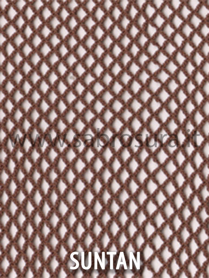 RL collant a rete professionale con anello e strass sparsi suntan