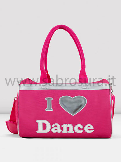 Bloch A6146 Borsa I Love Dance rosa, fucsia, viola e nero