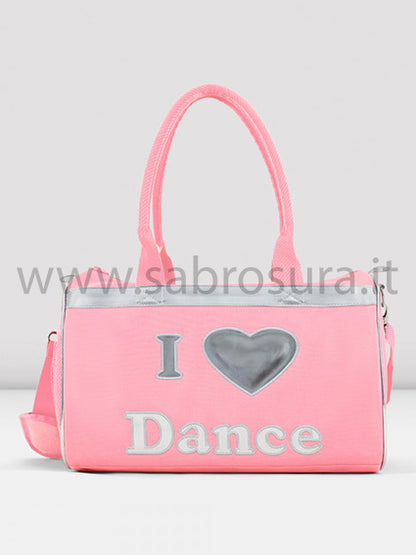 Bloch A6146 Borsa I Love Dance rosa, fucsia, viola e nero