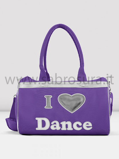 Bloch A6146 Borsa I Love Dance rosa, fucsia, viola e nero