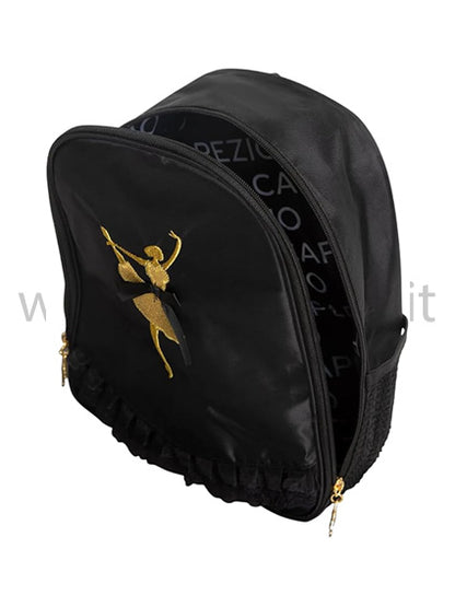 Capezio B280 Zaino a fiocco da balletto nero