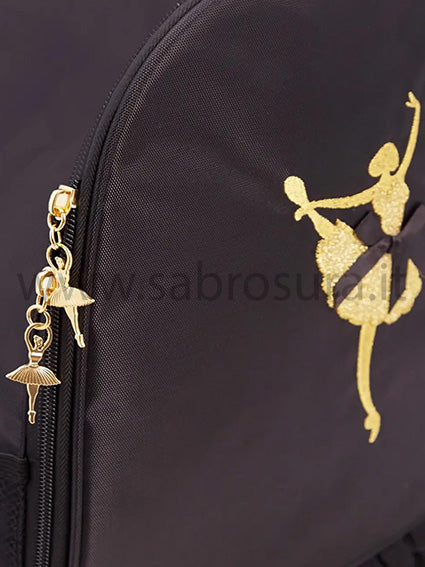 Capezio B280 Zaino a fiocco da balletto nero