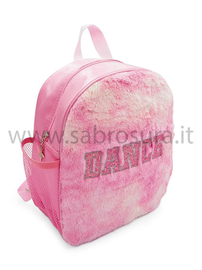 Capezio B287 Zaino in finta pelliccia rosa