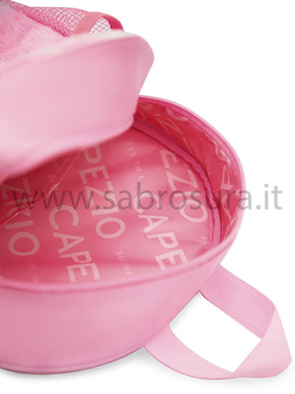 Capezio B287 Zaino in finta pelliccia rosa