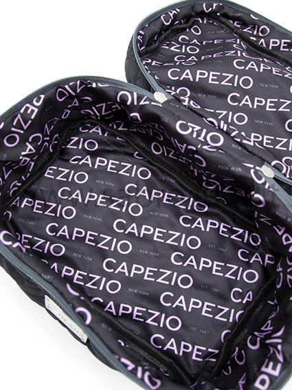 Capezio B321 Beauty Case Fleur blu, nero e oliva