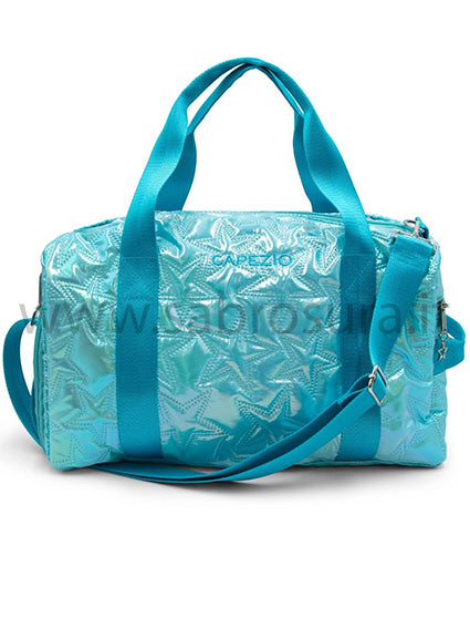 Capezio B323 Borsa a bauletto Stella metallizzata blu e argento