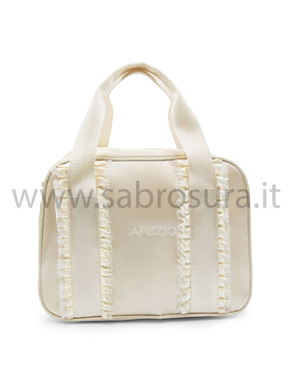 Capezio B324 Borsa Eloise Ruffle avena e lavanda