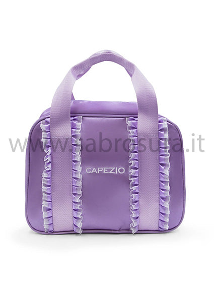 Capezio B324 Borsa Eloise Ruffle avena e lavanda