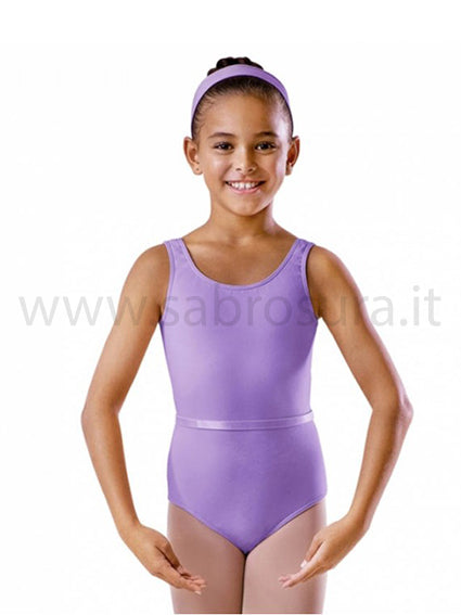 Bloch BU101C Body a canottiera rosa, lavanda, blu, bianco