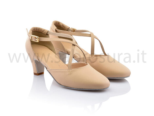 DL5005  "Cuccarini" pelle nude tacco 5,5 cm (vecchia versione)