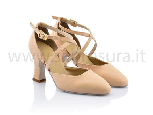 DL5231 "Cuccarini" pelle nude tacco 7,5 cm