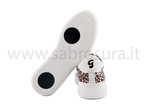 Groovies Bali leopard suola bianca