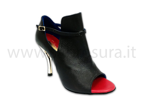HL2150 nappa nera tacco 9 cm