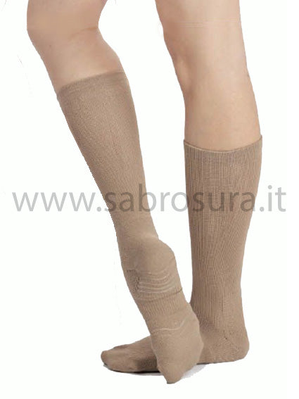 P524 calzino da contemporaneo microfibra nude