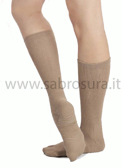 P524 calzino da contemporaneo microfibra nude
