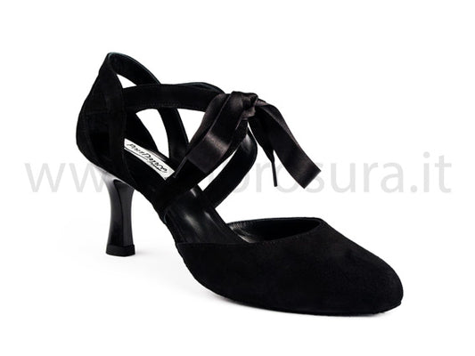 PDL125 nabuk nero tacco 6 cm