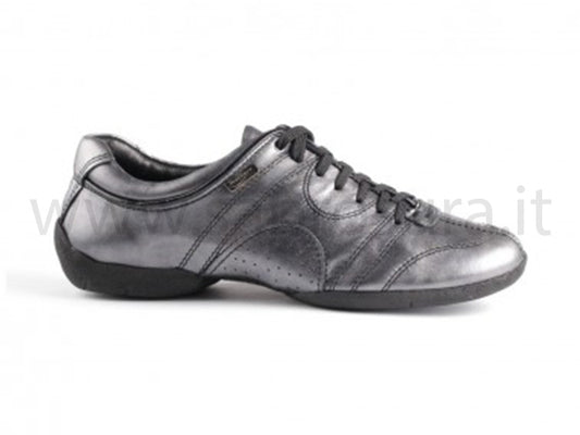 PDM001 Casual pelle argento nera