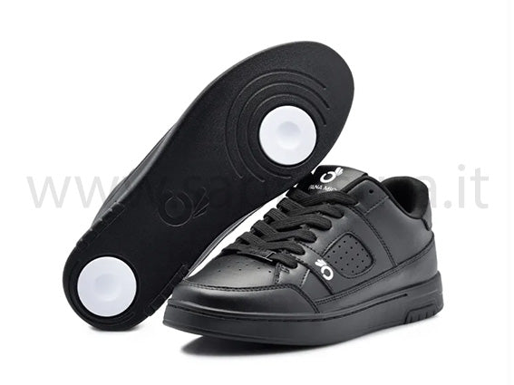 PANA MIO LEATHER black low top