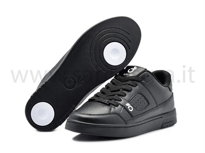 PANA MIO LEATHER black low top