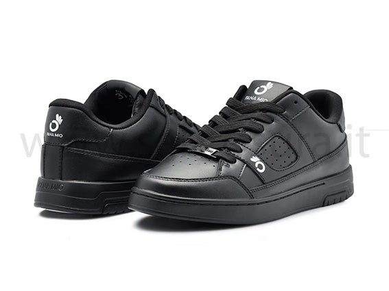 PANA MIO LEATHER black low top