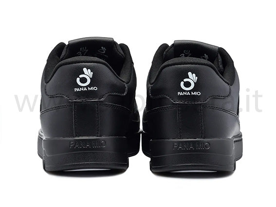 PANA MIO LEATHER black low top