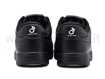 PANA MIO LEATHER black low top