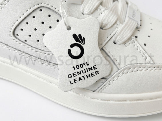 PANA MIO LEATHER white low top