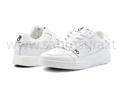 PANA MIO LEATHER white low top