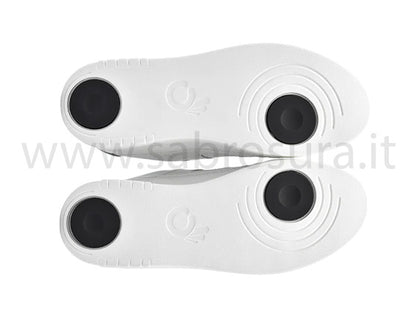 PANA MIO LEATHER white low top