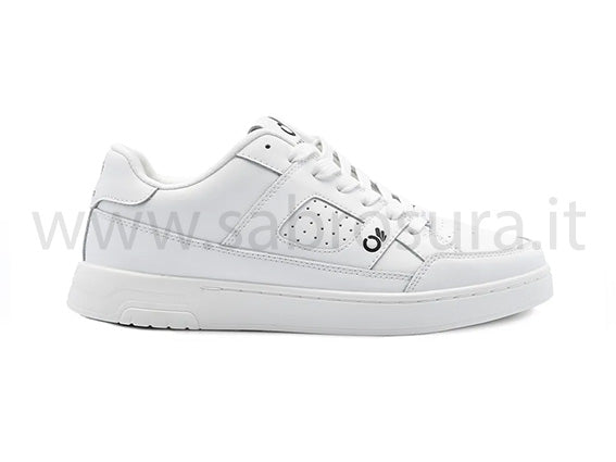 PANA MIO LEATHER white low top