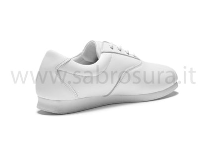 Rumpf Swing Twist R1660 pelle bianca suola zeppa 1 cm