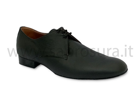 TMAN01 nappa nera tacco 2 cm