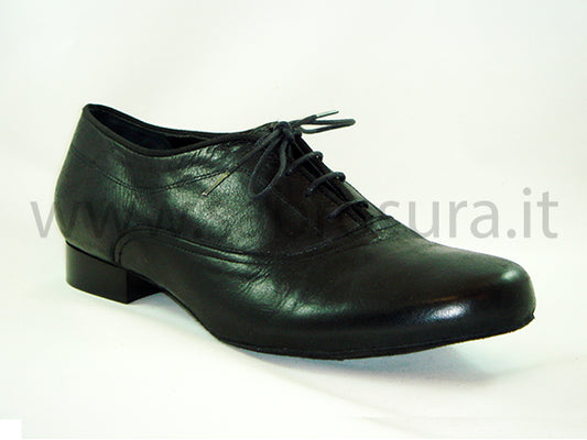 VMAN07 nappa nera tacco 2 cm