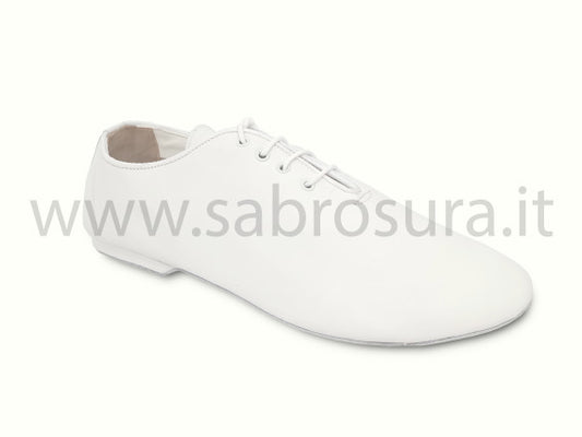 Jazz nappa bianca tacco 1 cm