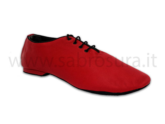Jazz nappa rossa tacco 1 cm