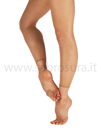 Capezio 3409W legging a rete carne