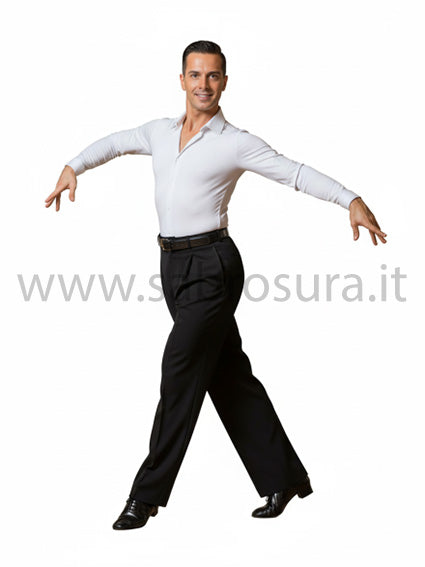 Pantalone pinces nero